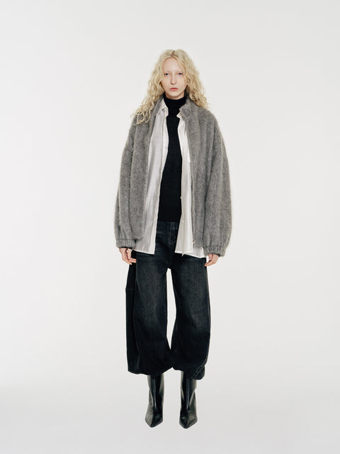Rui Brushed Wool-Cashmere Bomber