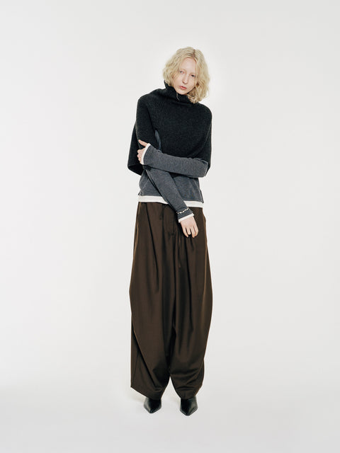 CZ25053 Wool Neck Warmer Charcoal