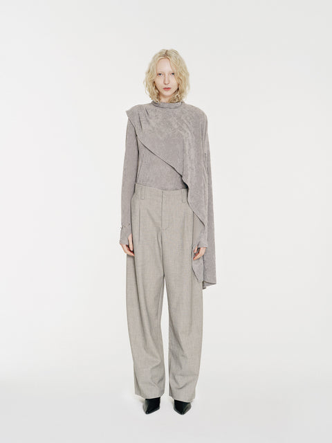 Rowan Velvet Draped Two-Piece Set