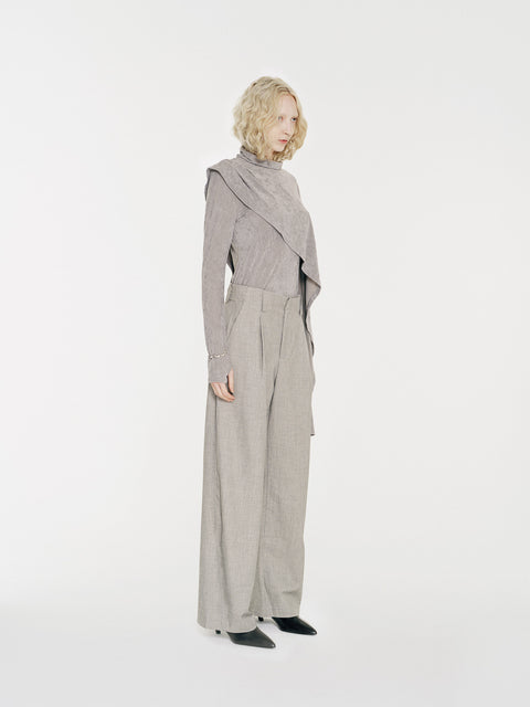 Rowan Velvet Draped Two-Piece Set