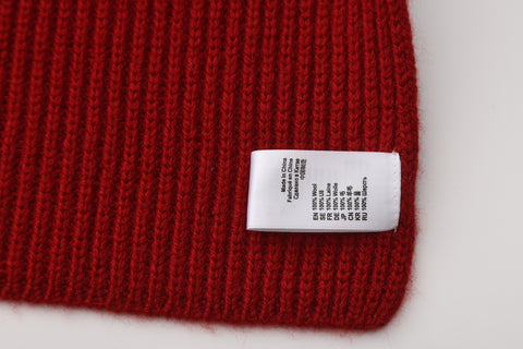 CZ25055 Wool Neck Warmer Red