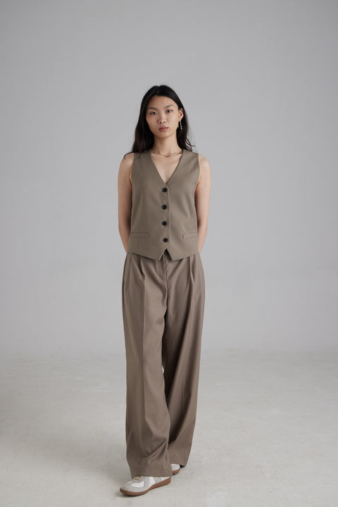 TR2420 Noelle Suit Wide-leg Pants