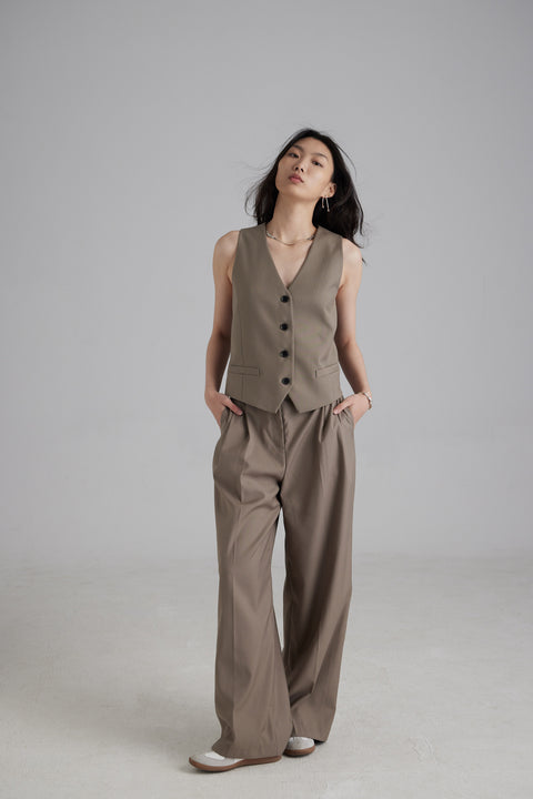 TR2420 Noelle Suit Wide-leg Pants