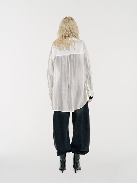 Sol Semi-Sheer Tencel Overshirt