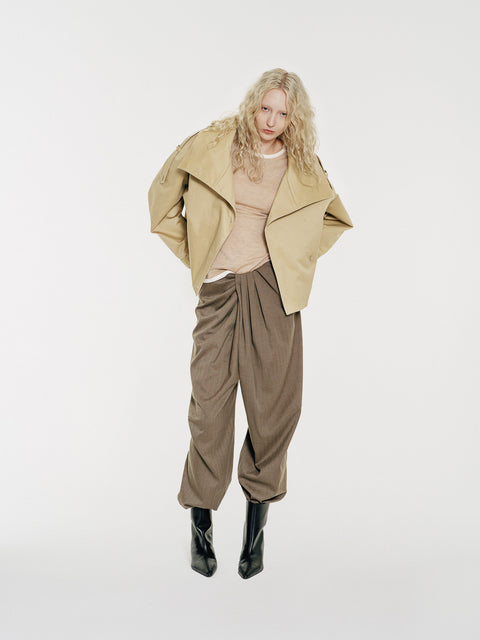 Lyric Sculpt Drape Wool Pants