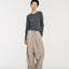 Tate Wool-Blended Barrel Pleated Pants