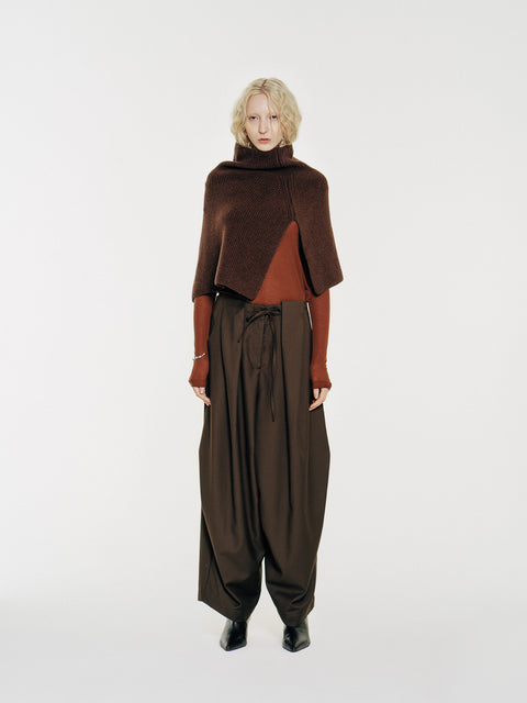 CZ25054 Wool Neck Warmer Espresso