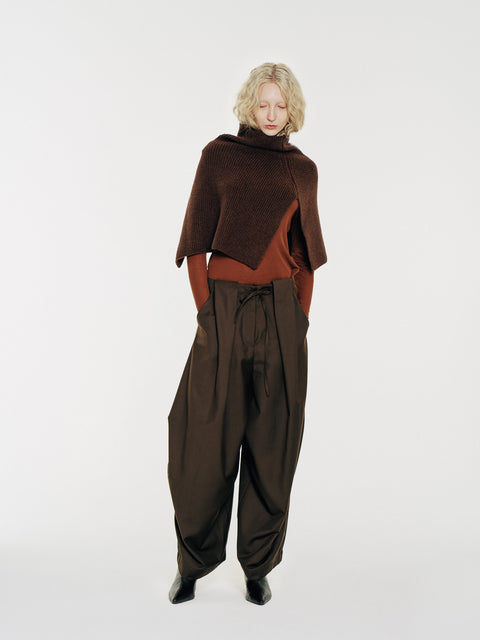 CZ25054 Wool Neck Warmer Espresso