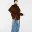 Arden Brushed Wool-Cashmere Coat Brown