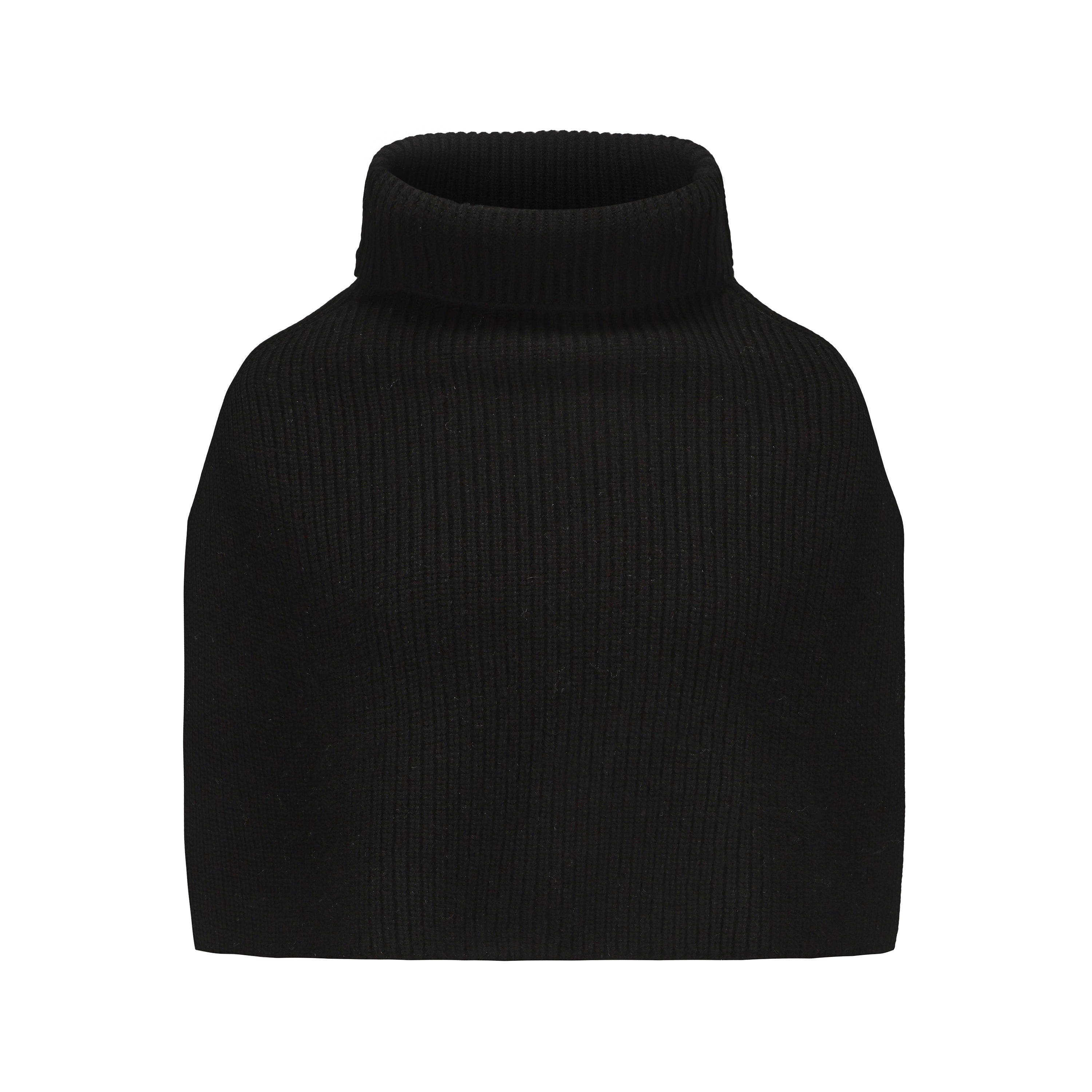 CZ25052 Wool Neck Warmer Black – Mute by JL