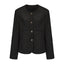 CZ25007 Black Textured Classic Box Jacket