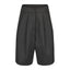 CZ25029 Dark Gray Knee-Length Shorts