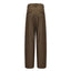 CZ25041 Olive-Brown Wide-Leg Tailored Pants