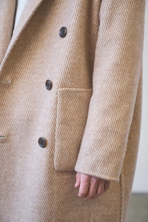 'The Other Me' Mens Coat - Almond CP6003