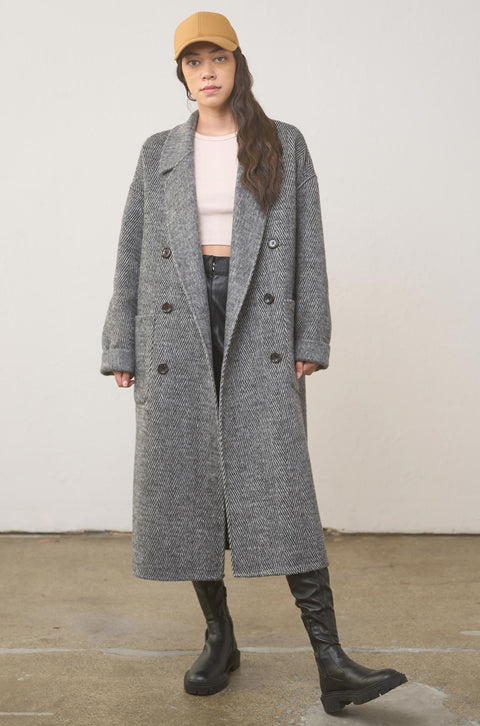 'The Other Me' Womens coat - Gray & Black CP 6002