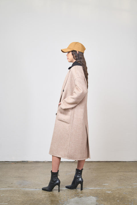 'The Other Me' Womens Coat - Almond CP6001