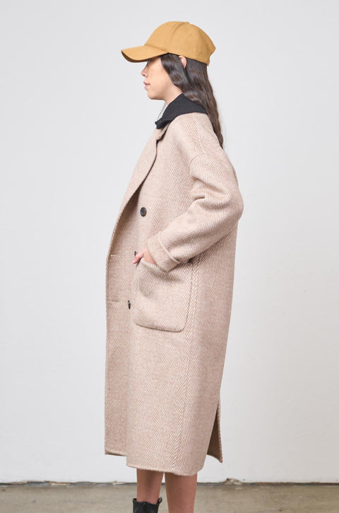 'The Other Me' Womens Coat - Almond CP6001