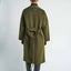 JL065D Hourglass Cashmere Belted Coat - Olive